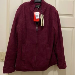 Dells Spiga burgundy color jacket (sz m)